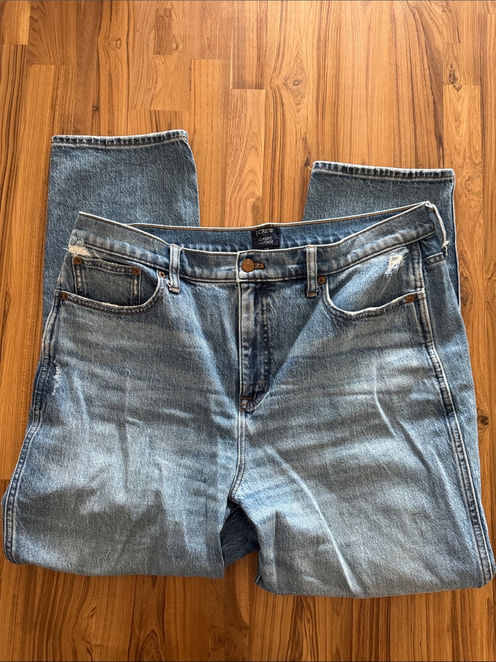 J. Crew Classic Vintage Jeans Distressed 32